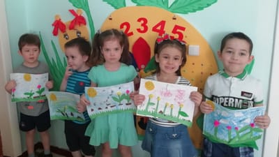 Конспект НОД в средней группе по аппликации «Весна пришла»