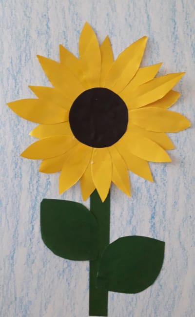 Мастер-класс по аппликации «Солнечный цветок» для детей младшего дошкольного возраста