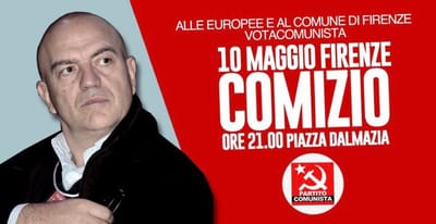 Comizio del Partito Comunista a Firenze