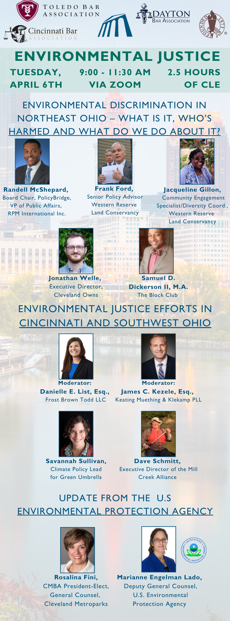 Catch us April 6th with the Cleveland Metro Bar Association talking solar and environmental justice