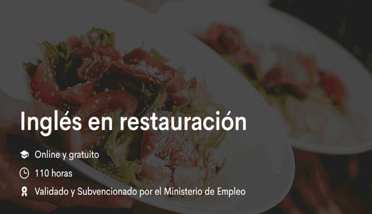 CURSO INGLÉS EN RESTAURACIÓN