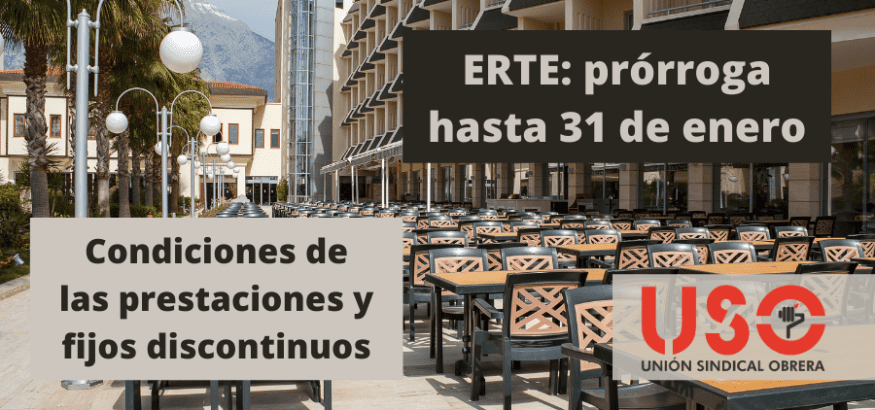 Prórroga de los ERTE hasta 31 de enero: qué supone en prestaciones, protección del desempleo y medidas para fijos discontinuos