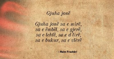 Rendesia e gjuhes Shqipe/Importanza della lingua Albanese