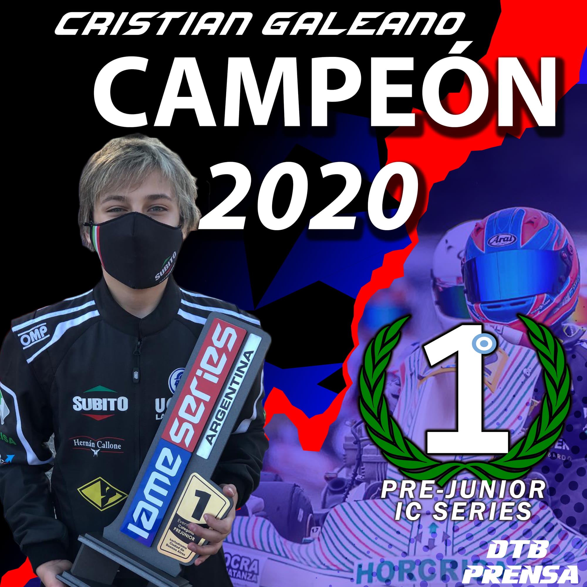 CRISTIAN GALEANO: EN UNA FINAL APASIONANTE GRITÓ CAMPEÓN EN LA IC SERIES ARGENTINA