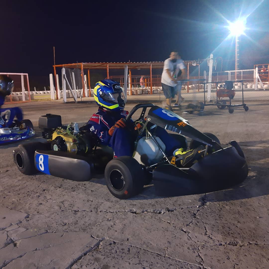 THIAGO FALIVENE: Con luz propia, Thiago logró su tercer triunfo al hilo en Kart Plus