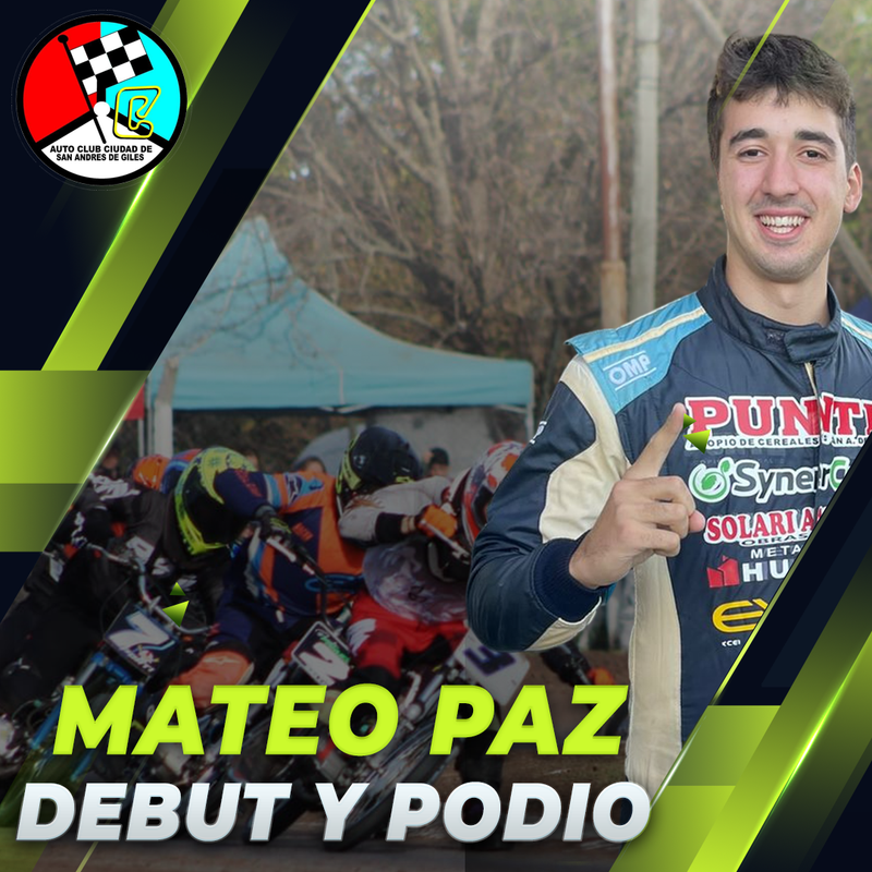 Debút y podio para "Chufi" Paz