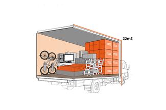 10T Lorry 1300 cuft / 40m3