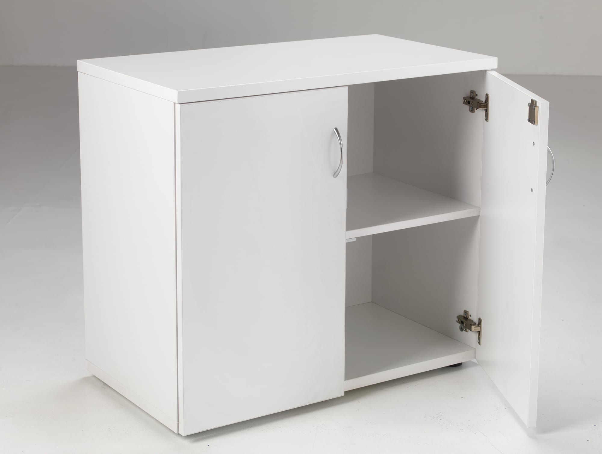 1000MM H  2 DOOR LOCKING CUPBOARD - WHITE