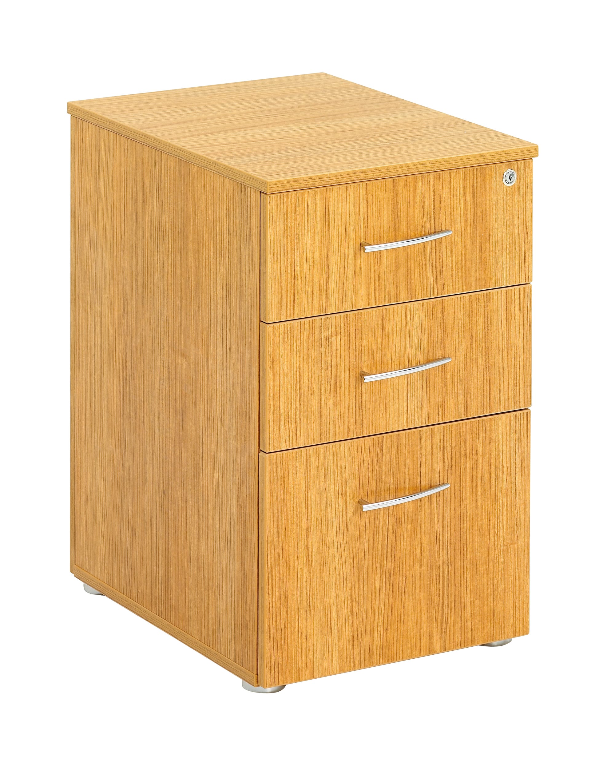 DESK HIGH PEDESTAL - OAK