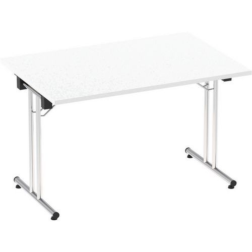 WHITE FOLD LEG TABLE