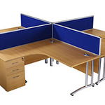 Floor standing screens, desk top screens, whiteboards, noticeboards