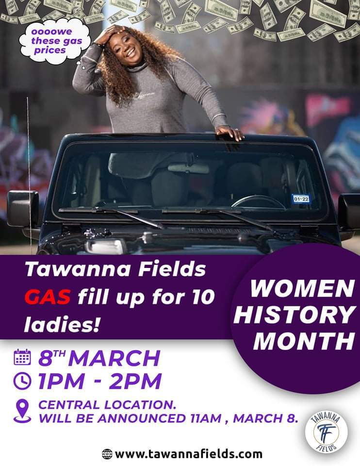 Tawanna Fields GAS Giveaway