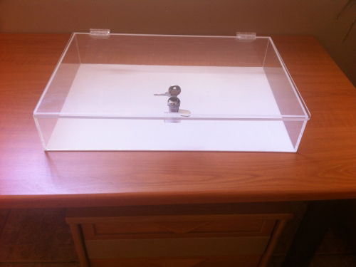 Plexiglass locking box