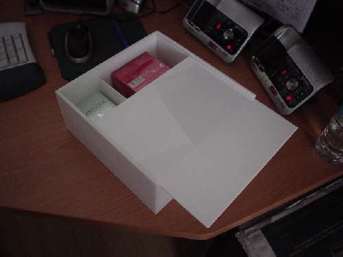 White acrylic box