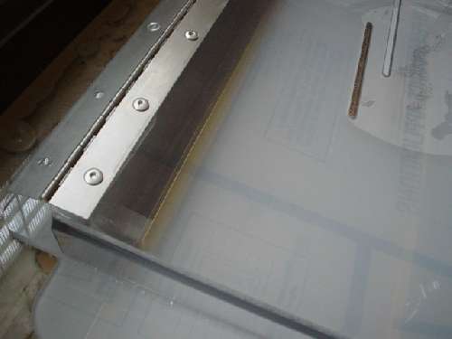 Custom metal box with metal hinges