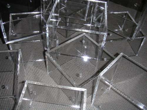 Acrylic 5 sided boxes