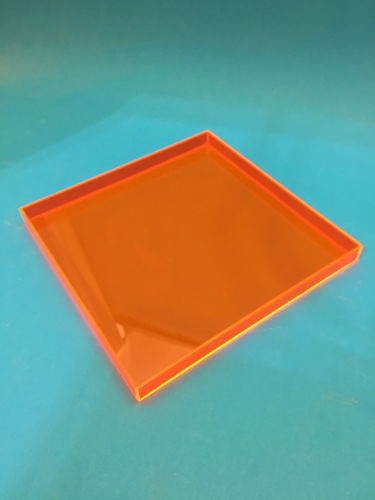 Neon orange tray