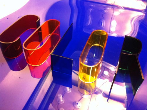 3D color letters