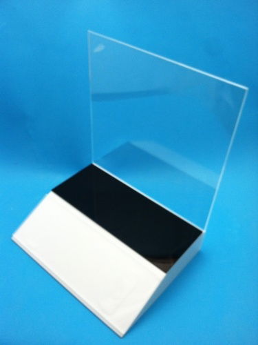 Plexiglass bottle display stand