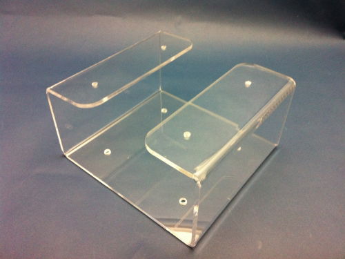 Acrylic wall mount shelf