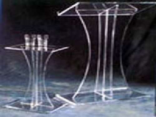 Plexiglass podiums