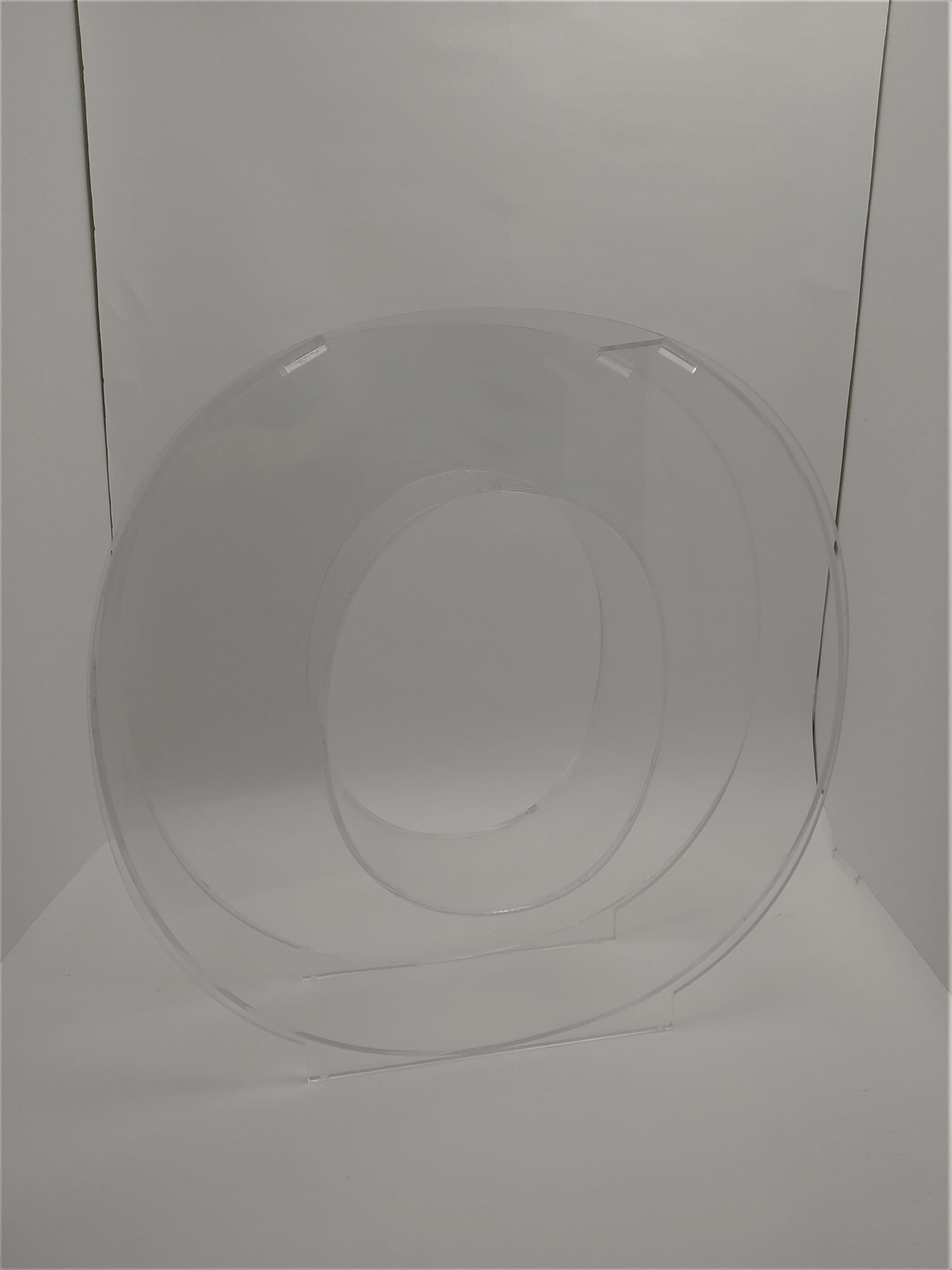 Custom 3D Acrylic Letter Display "O"