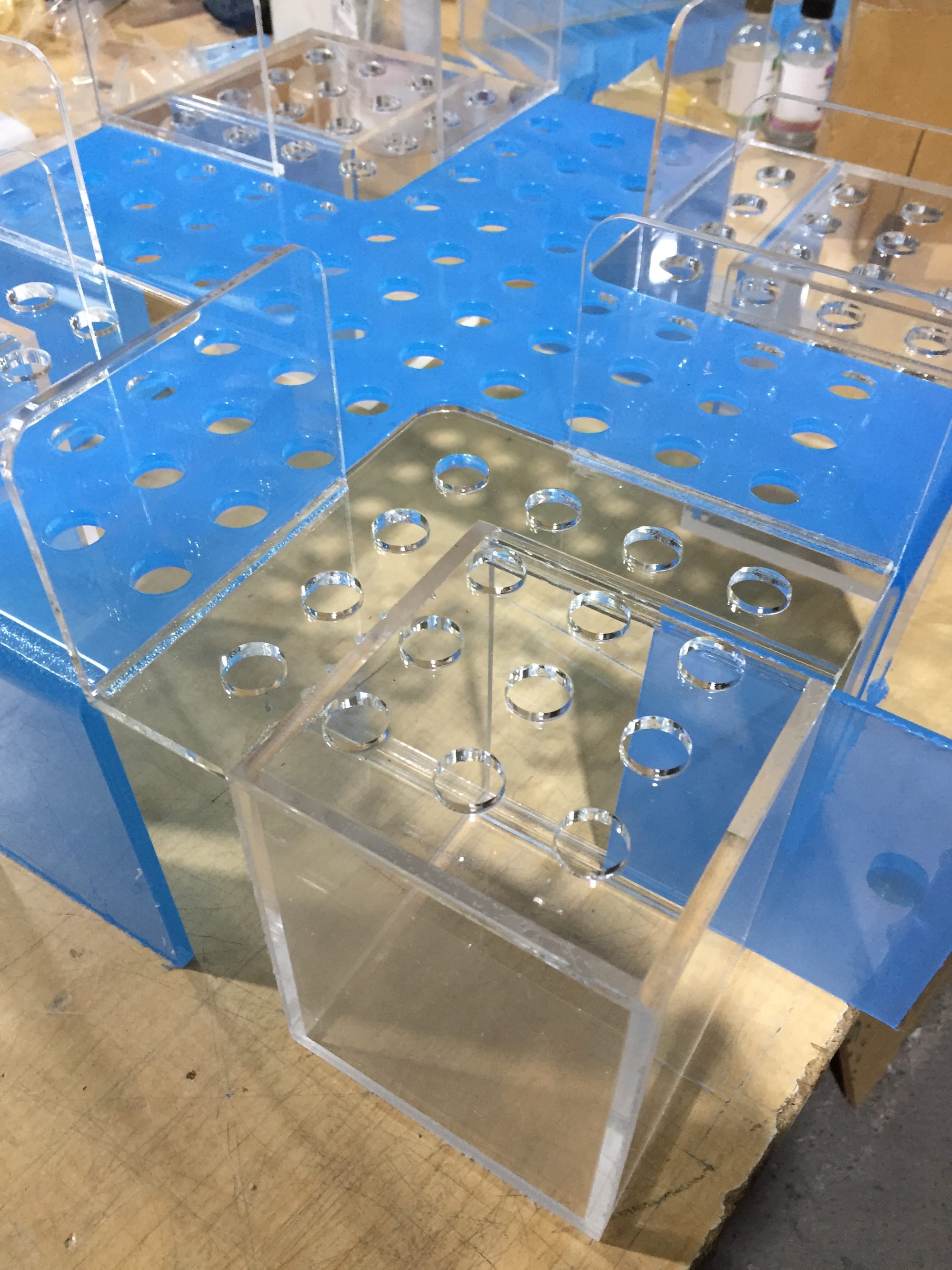 Clear Acrylic Rodent Study Unit W/ Ventilation Holes