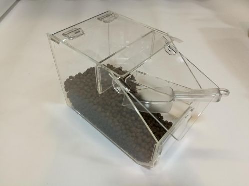 Plexiglass Candy Bin With Hinge Lid