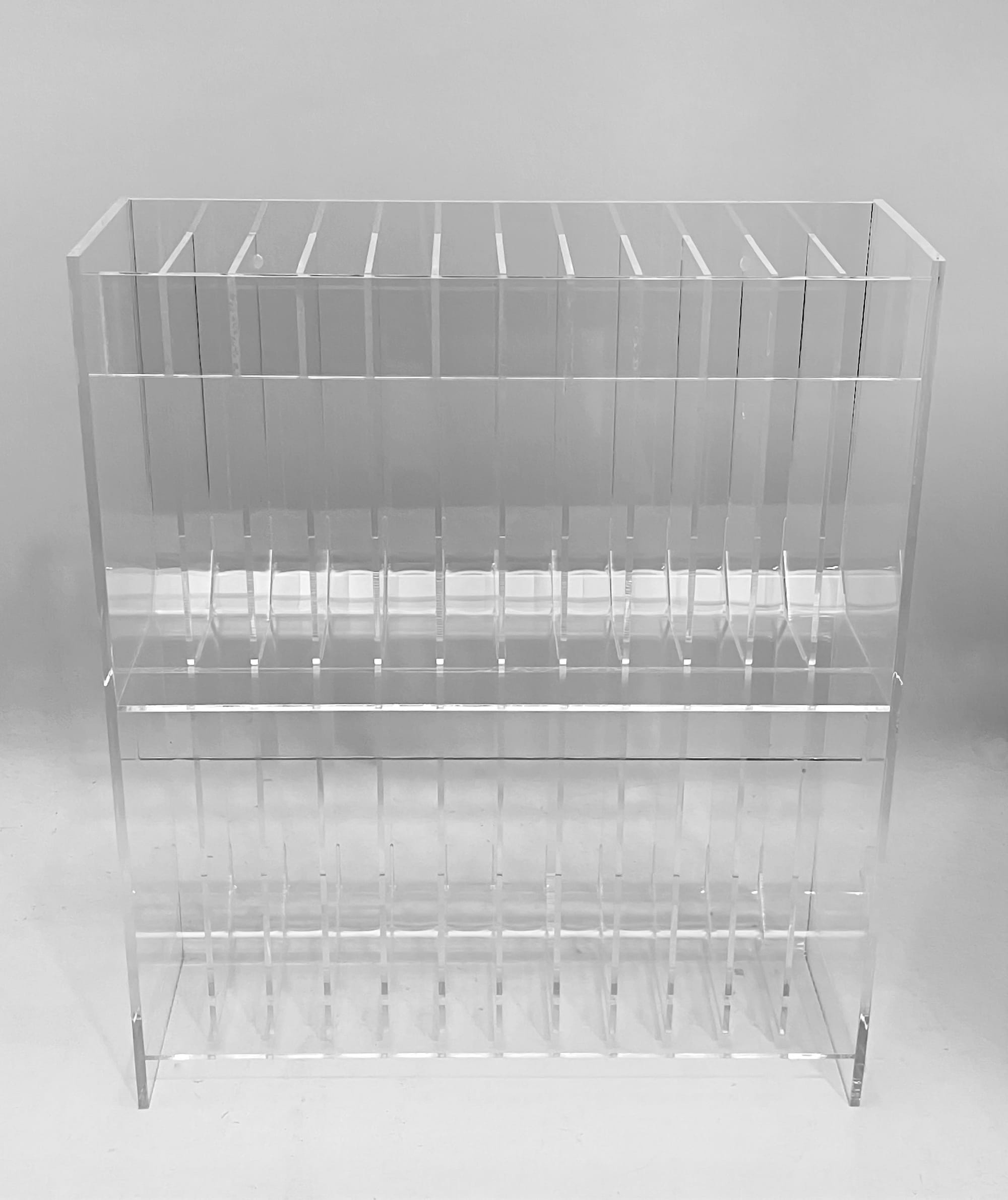 Custom Acrylic Cosmetics Display with Multiple Compartments