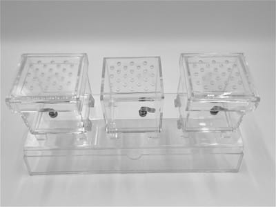 Custom Clear Acrylic Cannabis Humidor For Display Use