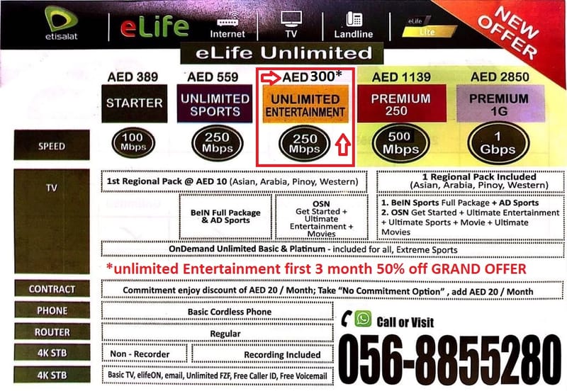 etisalat home internet