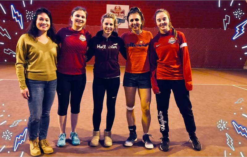 Notre équipe 1 féminine championne coupe d'hiver DIV 1