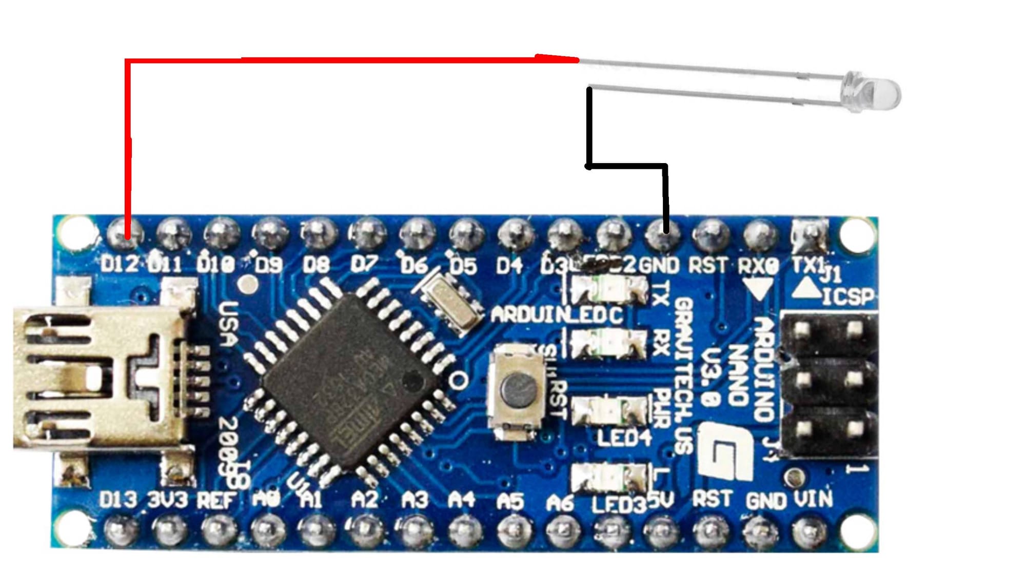 Arduino far lampeggiare un led