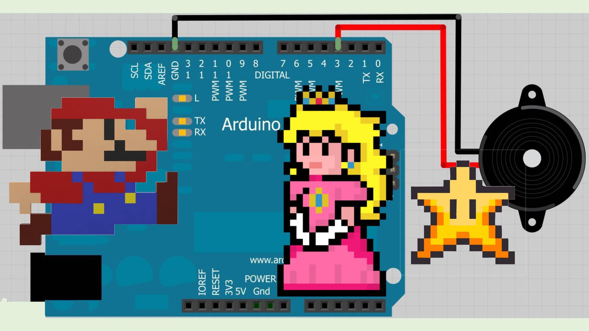 Mario Bross theme arduino