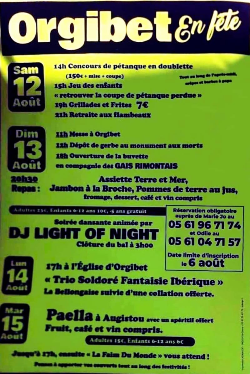 Fête Orgibet