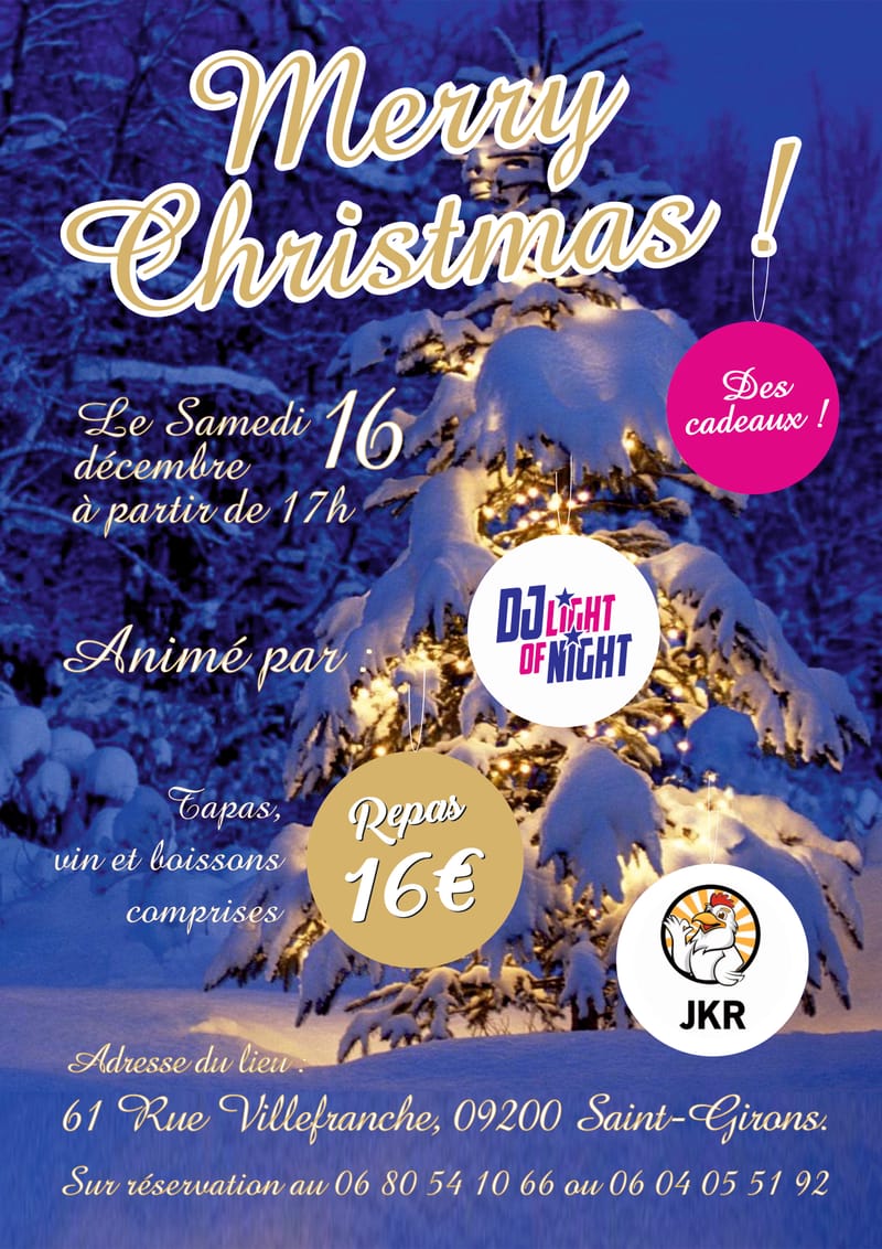 Soirée Merry Christmas