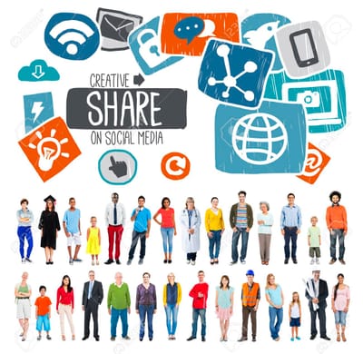 Redes sociales de Contenidos image