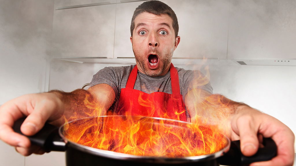 ¿Que hacer cuando la comida se te quema?