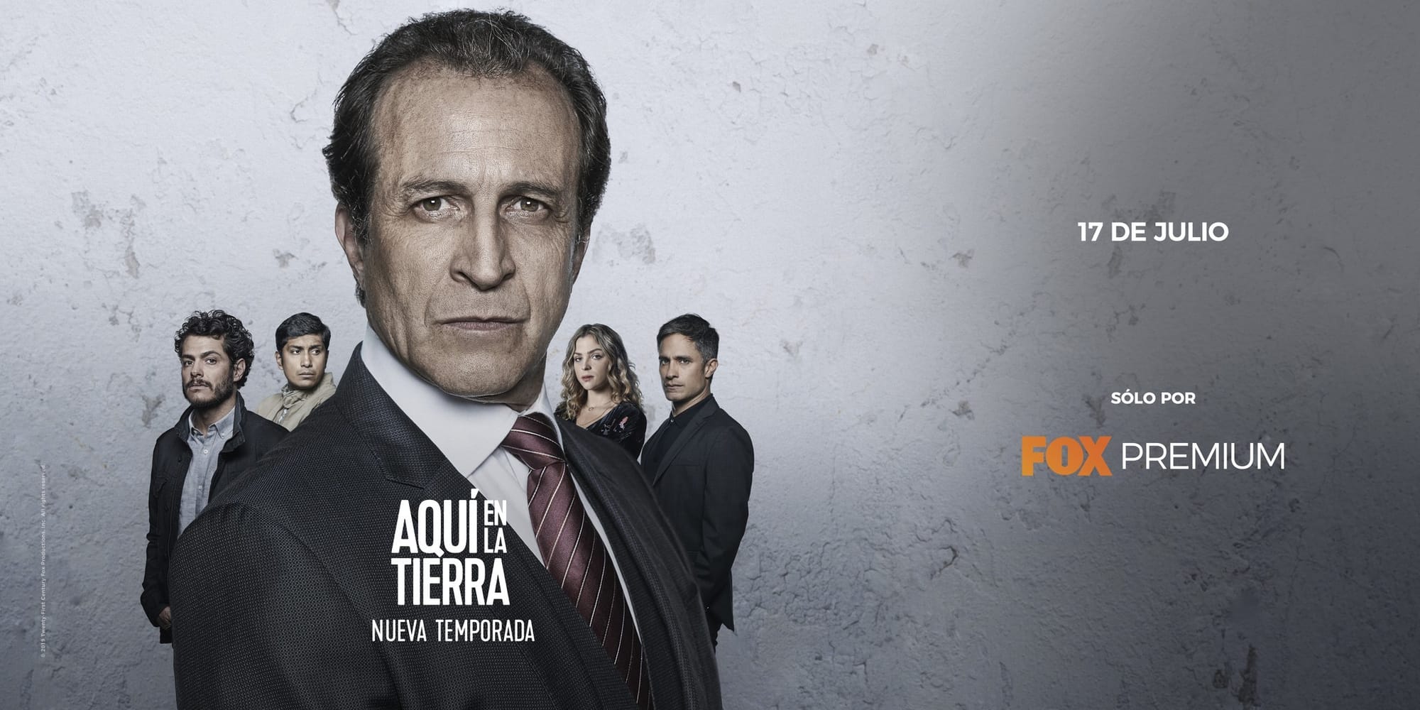 Gran Estreno De La Segunda Temporada Del Thriller Politico "Aqui En La Tierra" Solo Por Fox Premium