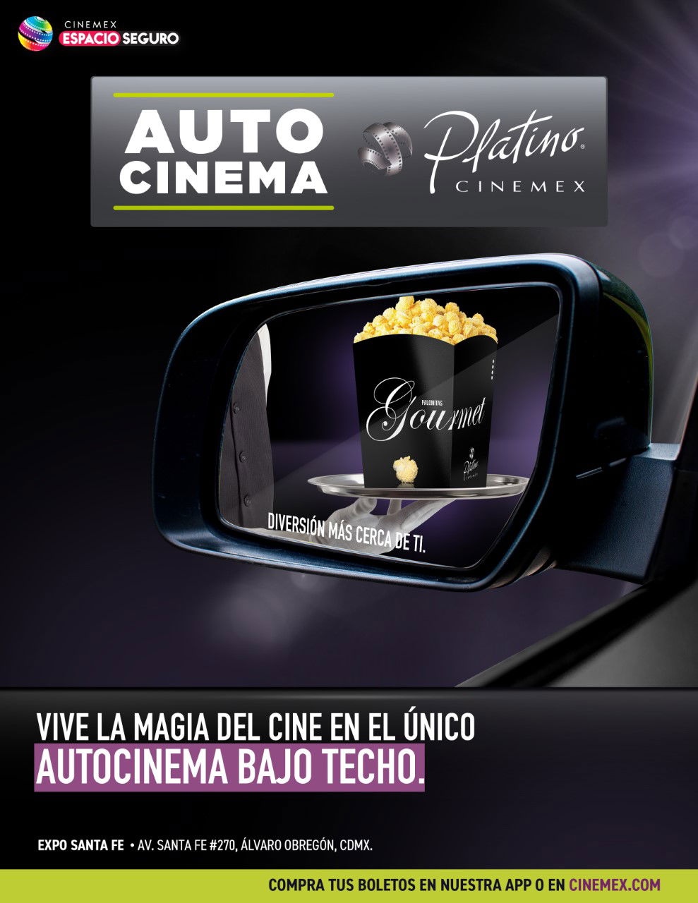 Primer Autocinema Platino Cinemex En CDMX