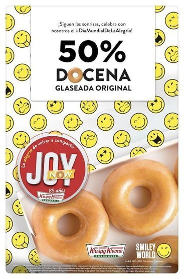 Krispy Kreme Y Smiley Festejan El Día Mundial De La Felicidad