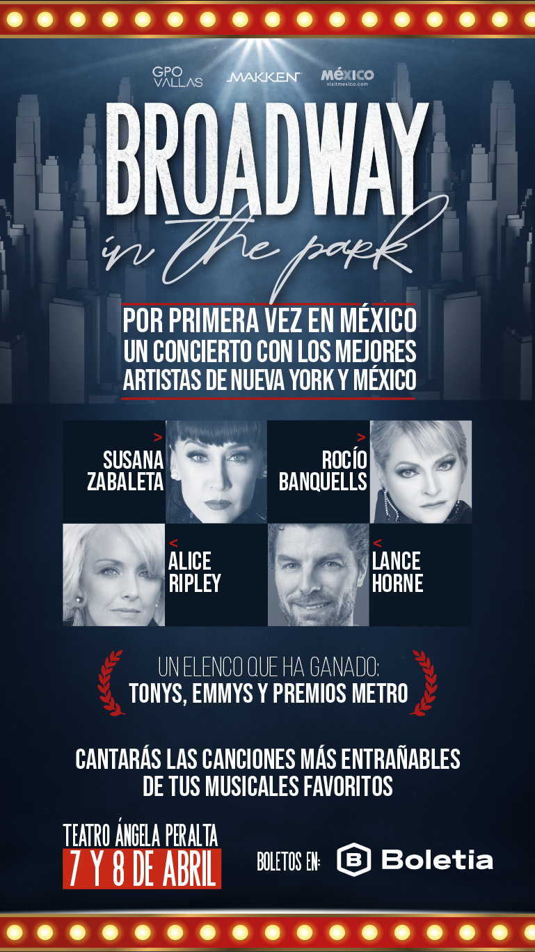 "Broadway In The Park" Presenta Las Mejores Voces Del Teatro Musical A Nivel Mundial