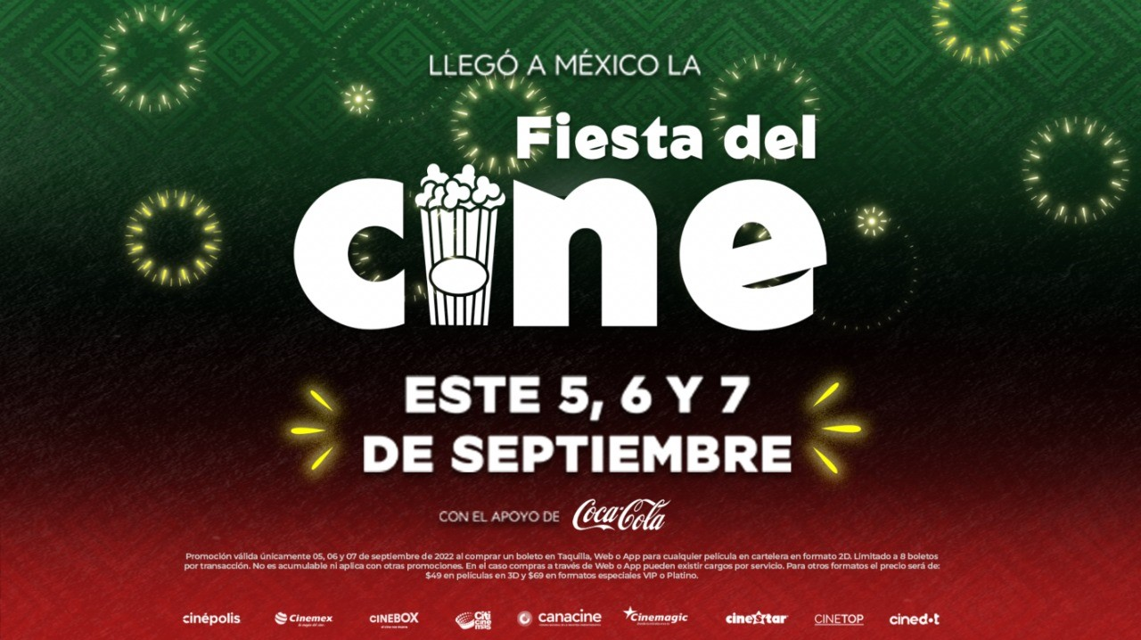 En Septiembre Celebra "La Fiesta Del Cine" A Nivel Nacional