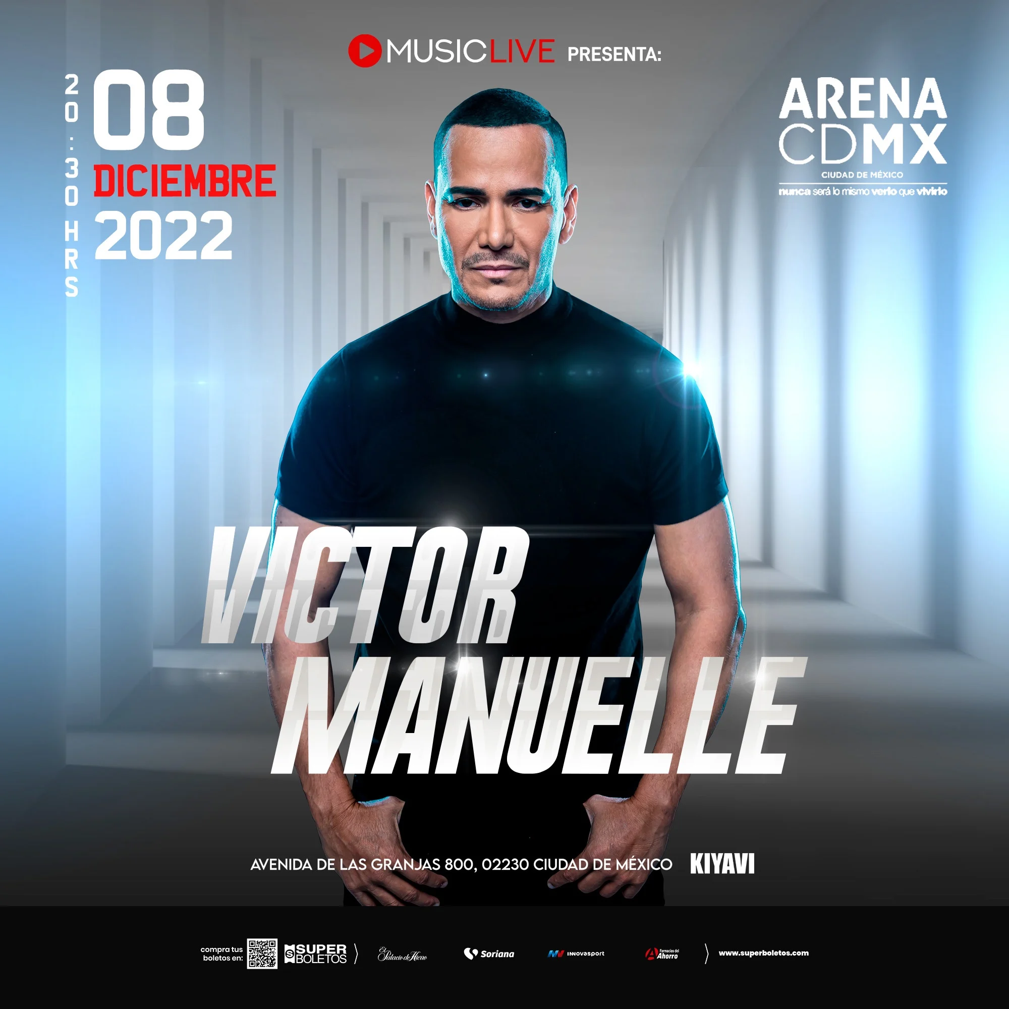 Victor Manuelle: 30 años de trayectoria en la Arena Ciudad de México.