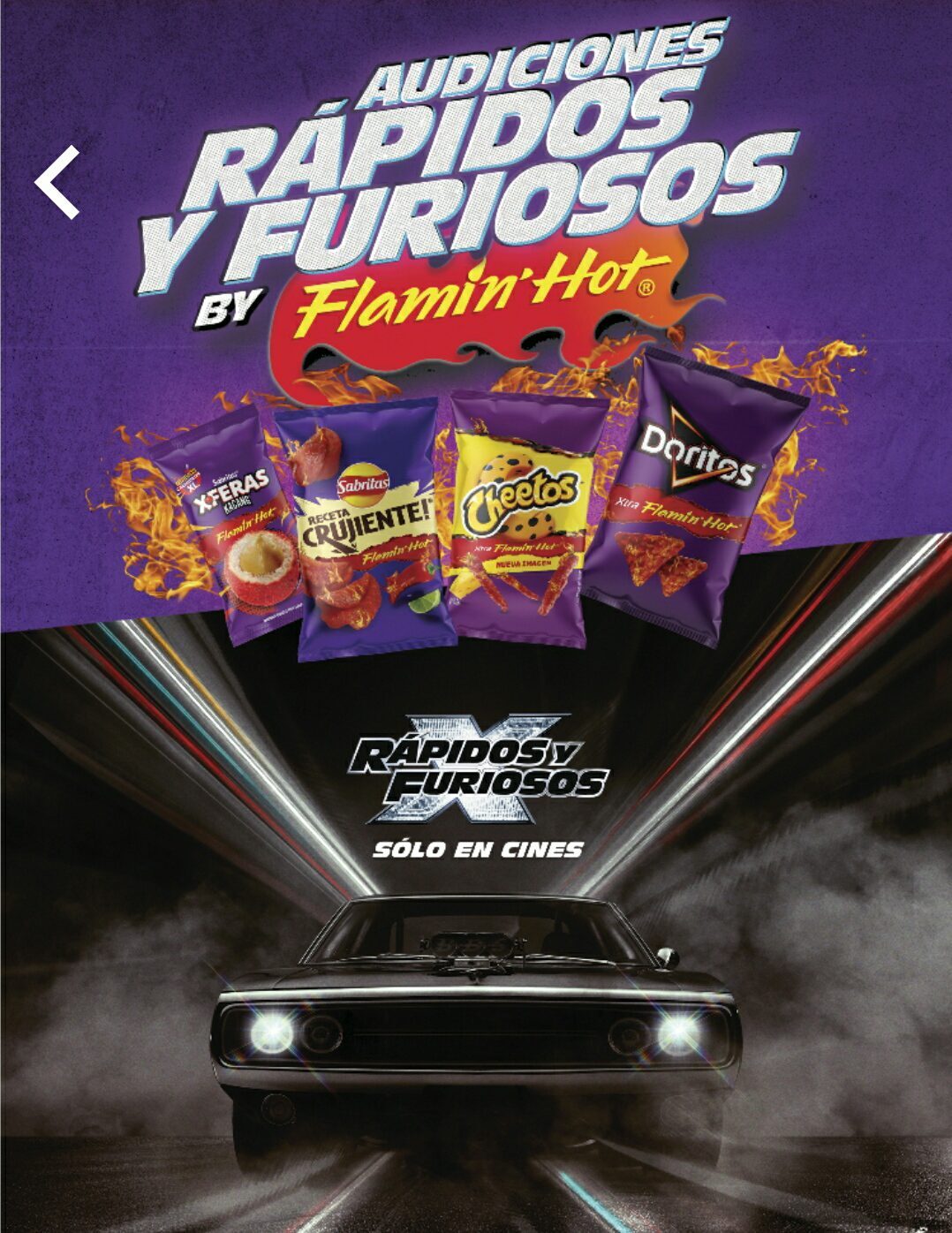 Flamin Hot De Sabritas Presenta "Las Audiciones Rápidos Y Furiosos" Con Fast X