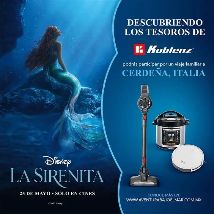 Koblenz Lanza Una Nueva Promoción Para Celebrar El Estreno De La Nueva Película De Disney, La Sirenita