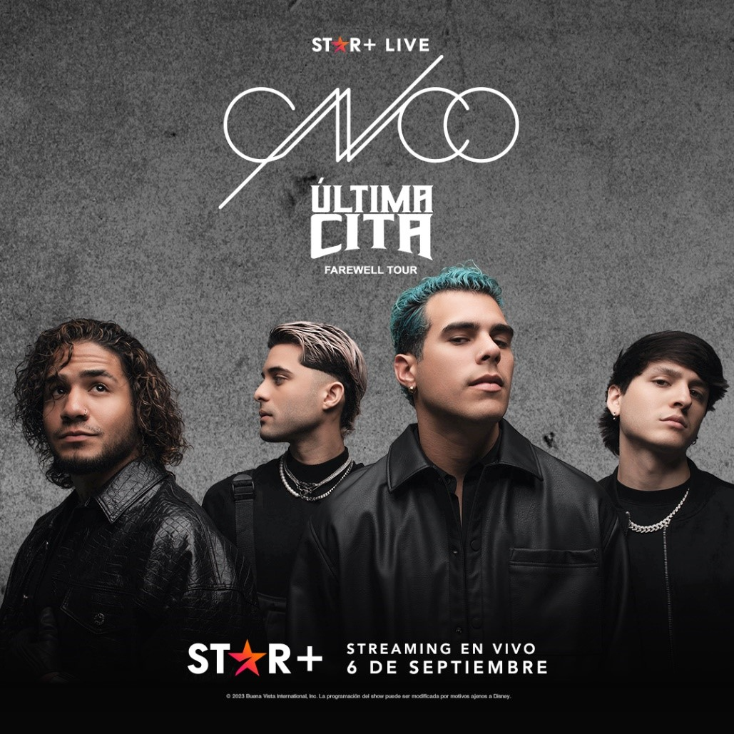 El 06 De Septiembre A Las 20 30 Pm Star+ Transmitirá En Exclusiva El Show CNCO Ultima Cita En Vivo Desde El Auditorio Nacional De La CDMX