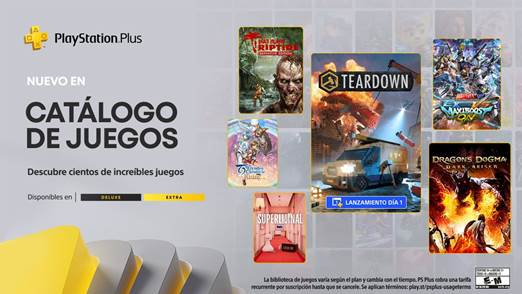 Catálogo De Juegos De PlayStation Plus Para Noviembre