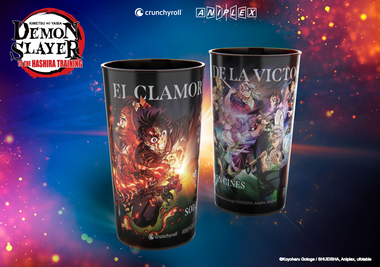 Ping Solutions presenta los vasos coleccionables por el estreno de la película "Demon Slayer"