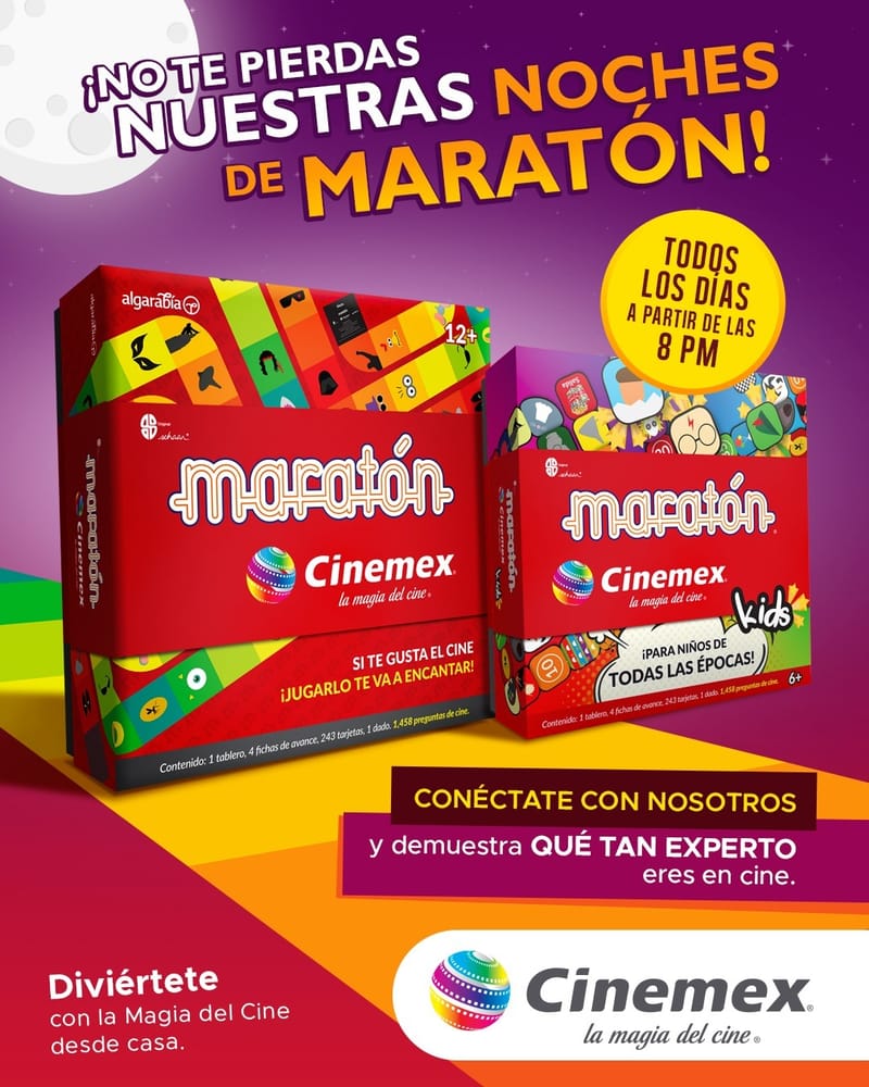 Cinemex Ofrece El Mejor Entretenimiento Desde Casa